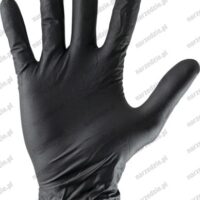 Rękawice nitrylowe,czarne, 3,5m.M, 100szt.D.54155